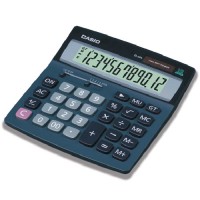 Калькулятор CASIO настольный D-20L, 12 разрядов, двойное питание, 158x151мм, блистер