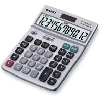 Калькулятор CASIO настольный DF-120TM, 12 разрядов, двойное питание, 174,5x122,5мм, блистер