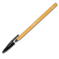 Ручка шариковая BIC ORANGE корпус оранж. черн. детали, черная