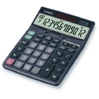 Калькулятор CASIO настольный DJ-120T, 12 разрядов, двойное питание, 191x140мм, блистер