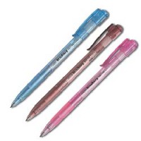 Ручка шариковая BRAUBERG автомат., цв. корп. ассорти, арт.140582, синяя