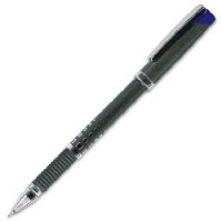 Ручка гелевая BERLINGO PERFECT корпус серый, толщ. письма 0,5мм, рез. держ., KS2903, синяя