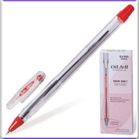 Ручка шариковая CROWN OJ-500, чернила на масл.осн., толщ. письма 0,7 мм, красная