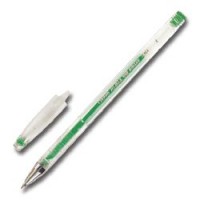 Ручка гелевая CROWN HJR-500 толщ. письма 0,5 мм, зеленая