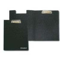 Папка-планшет BRAUBERG "Стандарт" с верхним прижимом и крышкой А4 пласт.черный, до 50 листов, 0,9мм