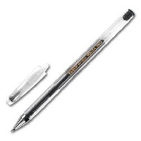 Ручка гелевая CROWN HJR-500 толщ. письма 0,5 мм, черная