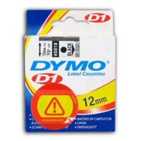 Лента для принтера DYMO Label Manager 150, 12ммх7м пластик. черный/белый (45013)