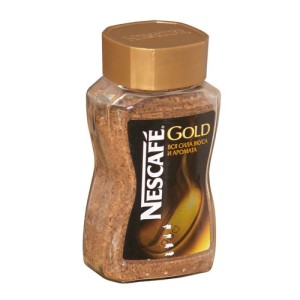 Кофе растворимый NESCAFE "Gold", сублимированный, 190г, стеклянная банка