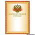 Грамота Благодарственное письмо BRAUBERG, А4, мелованный картон, фольга, 2-к, 123060