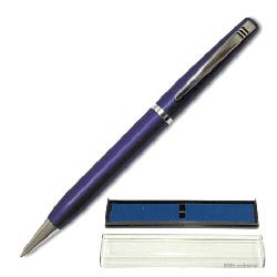 Ручка шариковая BRAUBERG бизнес-класса "Elite Blue", корпус синий, хром. детали, 140704, синяя