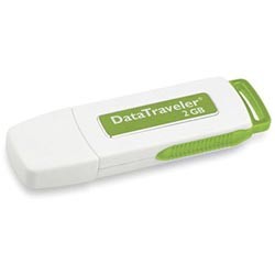 Флэш-диск KINGSTON 2GB DataTraveler DTI USB 2.0, скорость чтения/записи -  6/3 Мб/сек