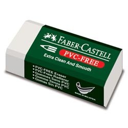 Резинка стирательная FABER-CASTELL виниловая в карт держ., 41х18,5х11,5 мм, FC708530