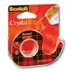 Скотч 12,7ммх11,4м "Scotch" 144  кристальный, на диспенсере, 70071033180,(3М, США)