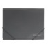 Папка на резинках BRAUBERG "Диагональ" серебряная, до 300 листов, 0,5мм