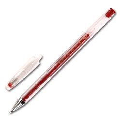 Ручка гелевая CROWN HJR-500 толщ. письма 0,5 мм, красная